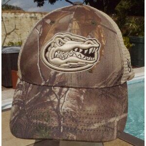 Florida Gators Camo Real Tree Flex Adjustable Hat Cap Top Of The World Mesh